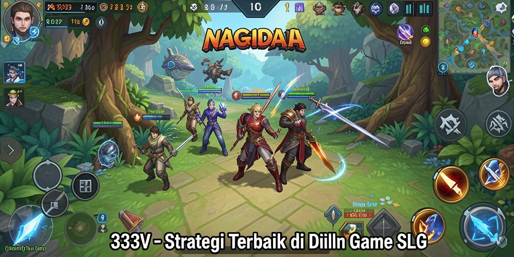 Tampilan gameplay menarik dari 333V dengan strategi mendalam.