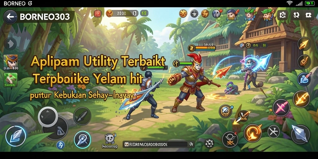 Tampilan utama aplikasi BORNEO303 yang menarik dan fungsional.
