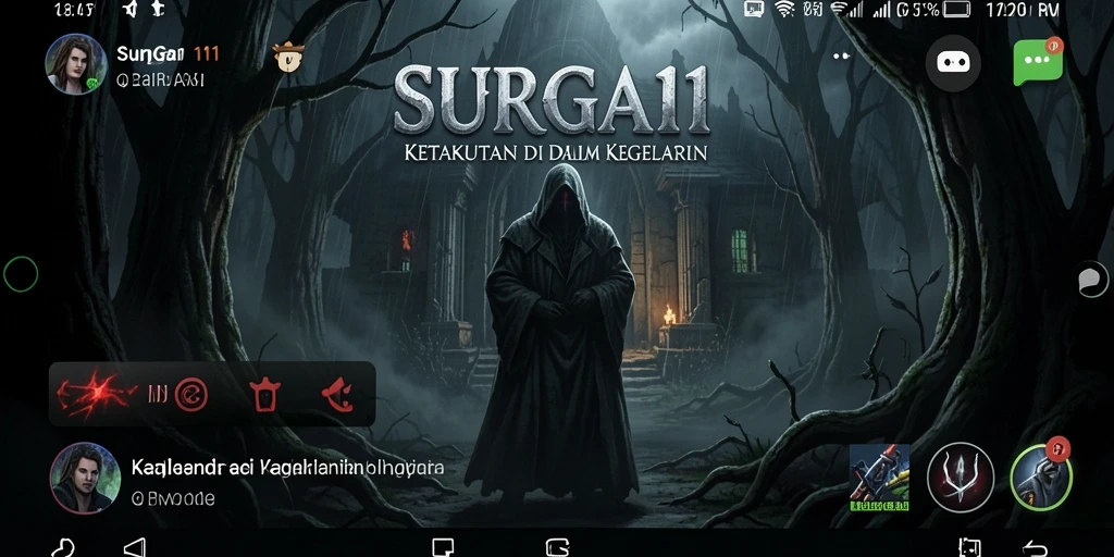 Tangkapan layar dari gameplay SURGA11 yang menegangkan dan mencekam.
